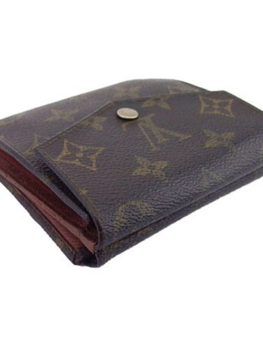 LOUIS VUITTON W hook wallet monogram beige monogram canvas Authentic Used - Picture 3 of 8